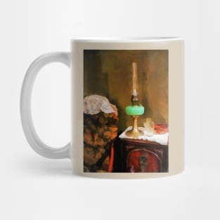 Victorian - Still Life With Hurricane Lamp Mug